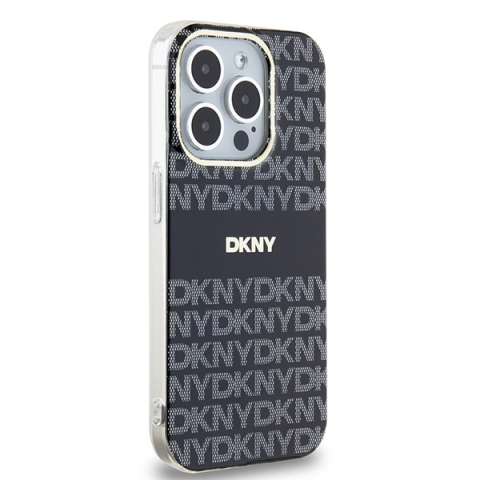 Husa iPhone 15 Pro - DKNY IML Mono & Stripe MagSafe  - Black [1]