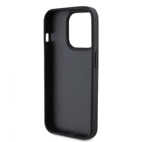 Husa iPhone 15 Pro Max - Karl Lagerfeld Hardcase Leather Monogram - Hot Stamp Metal Logo [5]