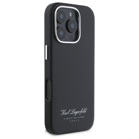 Husa iPhone 16 Pro Max - Karl Lagerfeld Hardcase Leather Hotel  - RSG [5]