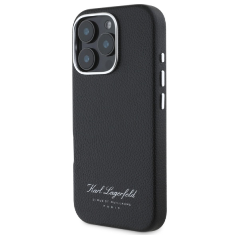 Husa iPhone 16 Pro Max - Karl Lagerfeld Hardcase Leather Hotel  - RSG [4]