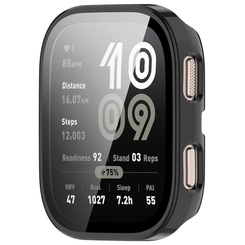 Husa pentru Amazfit Bip 6 + Folie - Techsuit Defense360 Pro - Black [1]