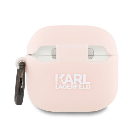 Husa pentru Apple AirPods 4 - Karl Lagerfeld Silicone Choupette Head 3D (KLA4RUNCHP) - Pink [1]