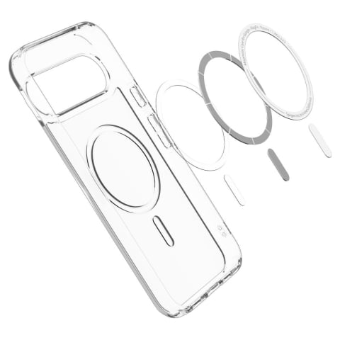 Husa pentru Google Pixel 10 Pro XL - Spigen Ultra Hybrid MagSafe - Clear/White [4]