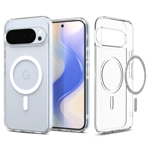 Huse telefoane - Husa pentru Google Pixel 10 Pro XL - Spigen Ultra Hybrid MagSafe - Clear/White