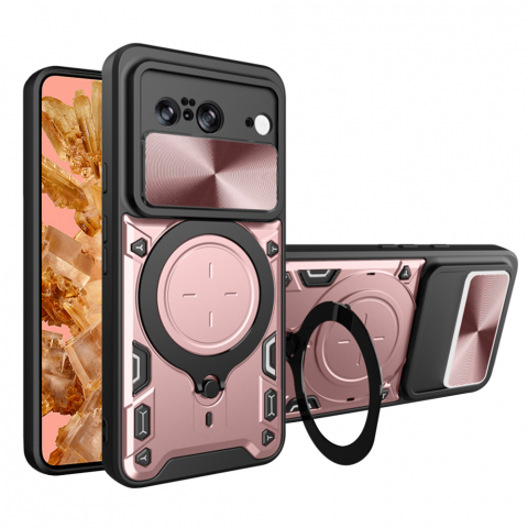 Huse & Folii Telefoane - Husa pentru Google Pixel 8 - Techsuit CamGuard Pro - Rose Gold