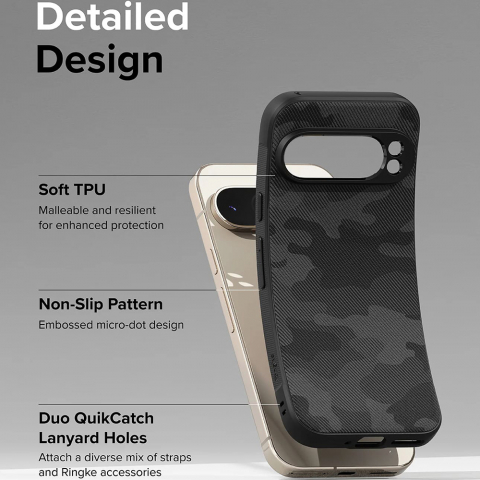 Husa pentru Google Pixel 9 Pro XL - Ringke Onyx Design - Camo Black [5]