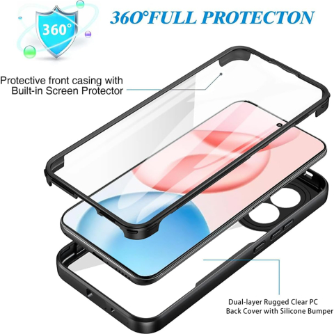 Husa pentru Honor 400 Lite + Folie - Techsuit ColorVerse 360 Series - Blue [4]