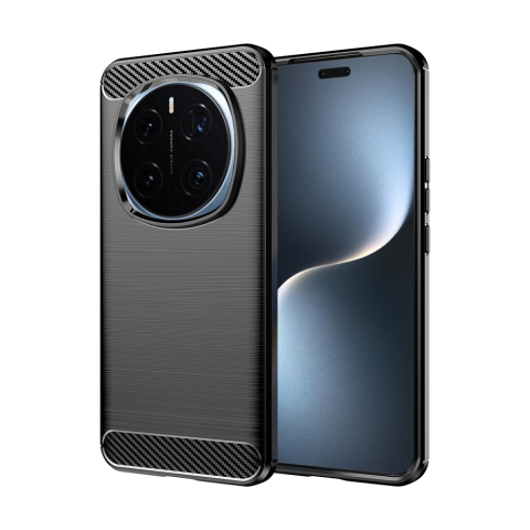 Huse telefoane - Husa pentru Honor Magic7 Pro - Techsuit Carbon Silicone - Black