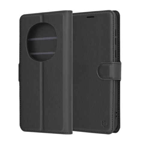 Husa pentru Honor Magic7 Pro - Techsuit Leather Folio - Black [5]