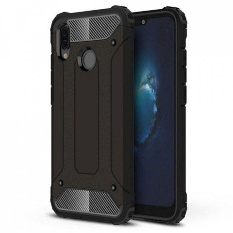 Huse & Folii Telefoane - Husa pentru Huawei P20 Lite - Techsuit Hybrid Armor - Black