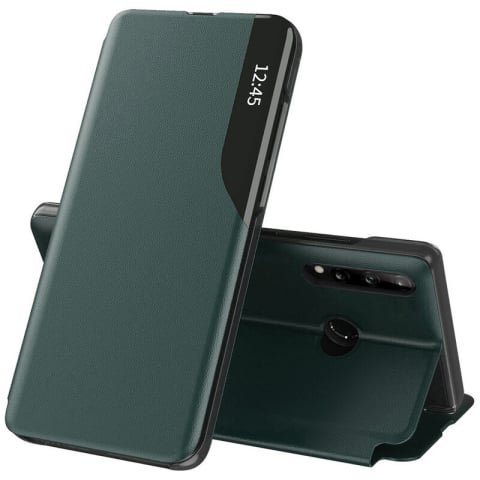 Huse & Folii Telefoane - Husa pentru Huawei P30 Lite / P30 Lite New Edition - Techsuit eFold Series - Dark Green