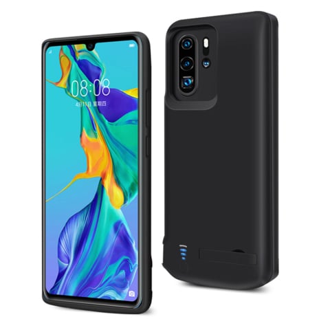 Huse & Folii Telefoane - Husa pentru Huawei P30 Pro cu Baterie de 5000mAh - Techsuit Power Pro - Black