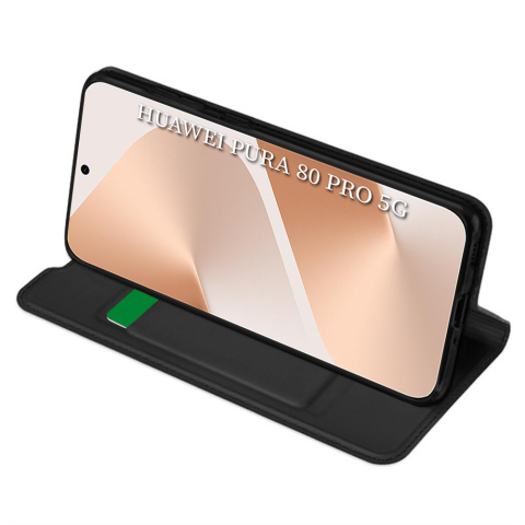 Husa pentru Huawei Pura 80 Pro - Techsuit Magskin Book - Black [1]