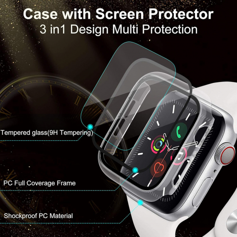 Husa pentru Huawei Watch Ultimate + Folie - Techsuit Defense360 Pro - Clear [2]