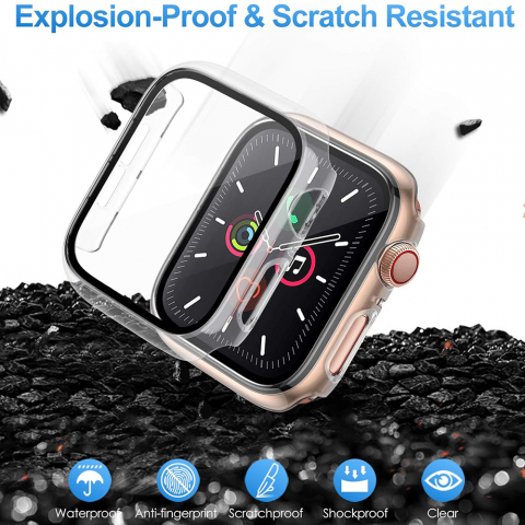Husa pentru Huawei Watch Ultimate + Folie - Techsuit Defense360 Pro - Clear [1]