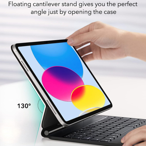 Husa pentru iPad 10 (2022) 10.9 - ESR Rebound Magnetic Keyboard - Black [6]