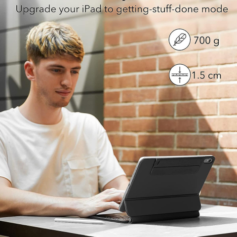 Husa pentru iPad 10 (2022) 10.9 - ESR Rebound Magnetic Keyboard - Black [7]