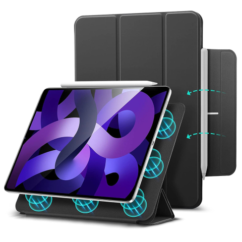 Huse Tablete - Husa pentru iPad Pro 11 2018 / iPad Air 4 / 5 / 11 (2020/2022/2024) - ESR Rebound Magnetic - Black