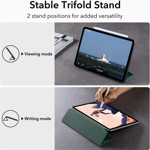 Husa pentru iPad Pro 11 2018 / iPad Air 4 / 5 / 11 (2020/2022/2024) - ESR Rebound Magnetic - Forest Green [6]