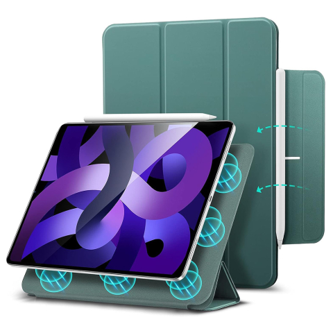 Huse Tablete - Husa pentru iPad Pro 11 2018 / iPad Air 4 / 5 / 11 (2020/2022/2024) - ESR Rebound Magnetic - Forest Green