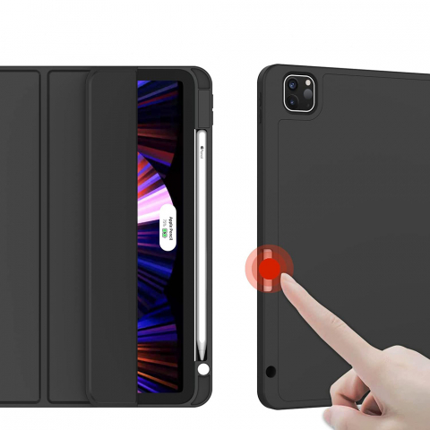 Husa pentru iPad Pro 11 (2024) - Techsuit Flex Trifold - Gri [2]