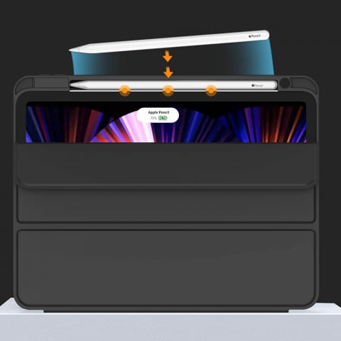 Husa pentru iPad Pro 11 (2024) - Techsuit Flex Trifold - Gri [1]