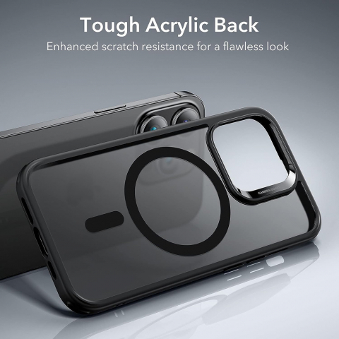 Husa pentru iPhone 14 Pro - ESR Classic Hybrid HaloLock - Frosted Black [3]