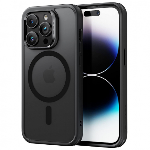 Huse telefoane - Husa pentru iPhone 14 Pro - ESR Classic Hybrid HaloLock - Frosted Black