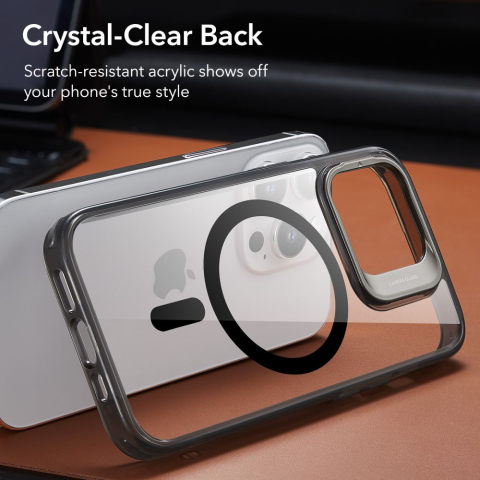 Husa pentru iPhone 14 Pro Max - ESR Classic Kickstand HaloLock - Clear Black [3]