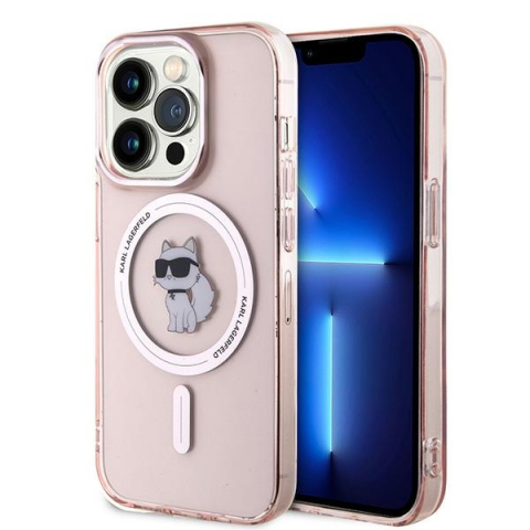 Huse & Folii Telefoane - Husa pentru iPhone 14 Pro Max - Karl Lagerfeld IML MagSafe  - Pink Choupette