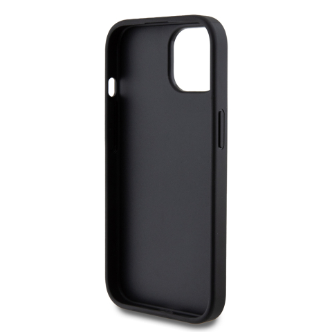 Husa pentru iPhone 15 - Guess Glitter Script Big 4G  - Black [5]