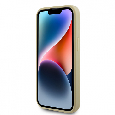 Husa pentru iPhone 15 Plus - Guess Glitter Script Big 4G - Gold [2]