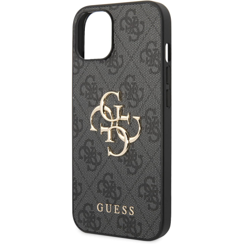 Husa pentru iPhone 15 Plus - Guess Hardcase 4G Big Metal Logo  - Grey [4]