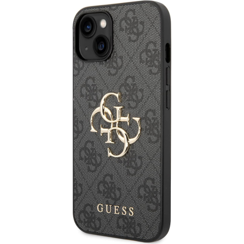 Husa pentru iPhone 15 Plus - Guess Hardcase 4G Big Metal Logo  - Grey [3]