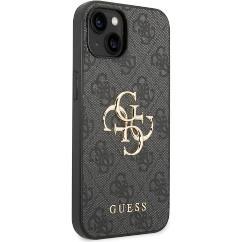 Husa pentru iPhone 15 Plus - Guess Hardcase 4G Big Metal Logo  - Grey [2]