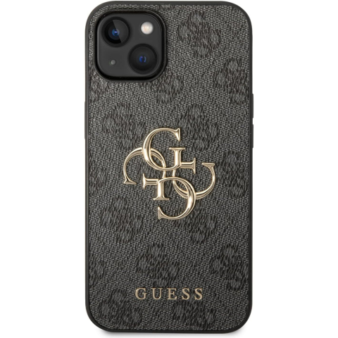 Husa pentru iPhone 15 Plus - Guess Hardcase 4G Big Metal Logo  - Grey [1]