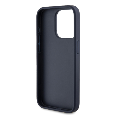 Husa pentru iPhone 15 Pro - Guess Hardcase 4G Triangle Metal Logo  - Blue [5]