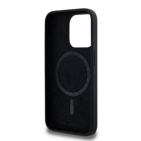 Husa pentru iPhone 15 Pro - Karl Lagerfeld Silicone MagSafe  - Karl&Choupette [5]