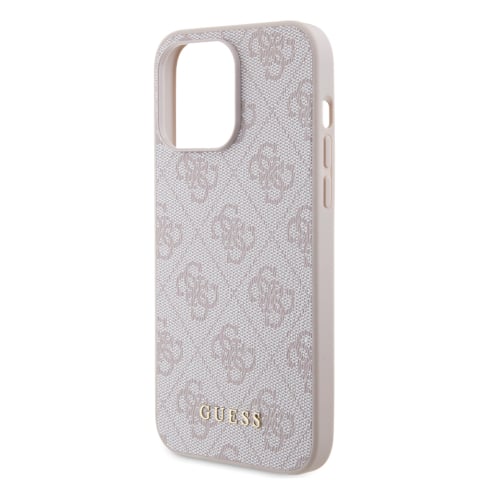 Husa pentru iPhone 15 Pro Max - Guess Hardcase 4G Metal Gold Logo  - Pink [4]