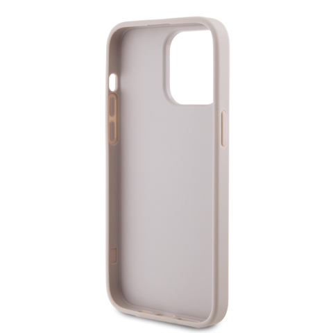 Husa pentru iPhone 15 Pro Max - Guess Hardcase 4G Metal Gold Logo  - Pink [5]