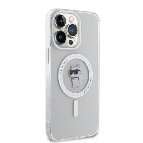 Husa pentru iPhone 15 Pro Max - Karl Lagerfeld IML MagSafe  - Transparent Choupette [4]