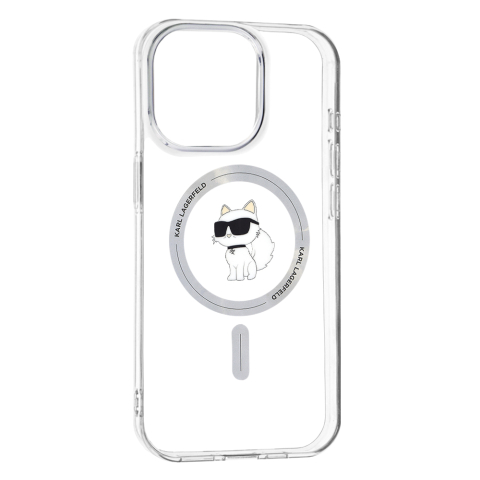 Husa pentru iPhone 15 Pro Max - Karl Lagerfeld IML MagSafe  - Transparent Choupette [1]