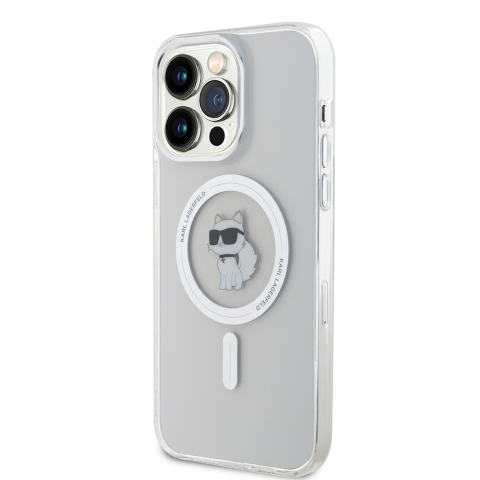 Husa pentru iPhone 15 Pro Max - Karl Lagerfeld IML MagSafe  - Transparent Choupette [5]