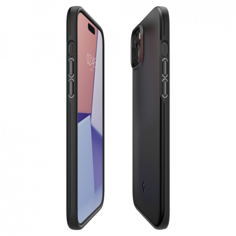Husa pentru iPhone 15 - Spigen Thin Fit - Black [3]