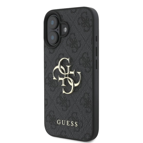 Husa pentru iPhone 16 - Guess Hardcase 4G Big Logo  - Black [2]