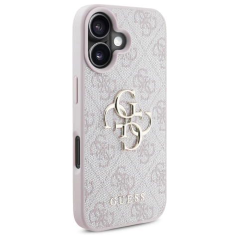 Husa pentru iPhone 16 - Guess Hardcase 4G Big Logo  - Pink [3]