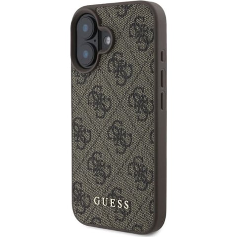 Husa pentru iPhone 16 - Guess Hardcase 4G Classic  - Brown [2]
