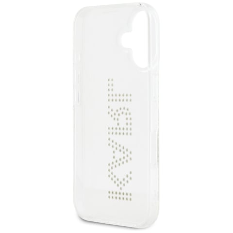 Husa pentru iPhone 16 - Karl Lagerfeld IML Rhinestones (KLHCP16SHKLSTDCT) - Transparent Logo [3]