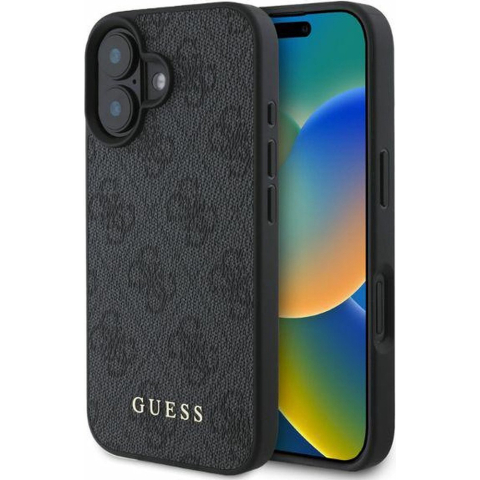 Huse telefoane - Husa pentru iPhone 16 Plus - Guess Hardcase 4G Classic  - Black