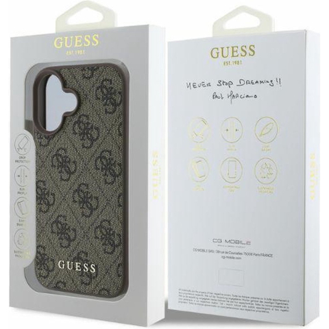 Husa pentru iPhone 16 Plus - Guess Hardcase 4G Classic  - Black [4]